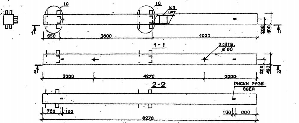 Колонна 3КБ 36.83-5 Серия 1.020.1-2с/89