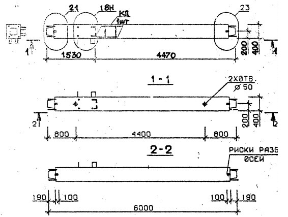 Колонна 5КС 60.60-7-сн Серия 1.020.1-2с/89